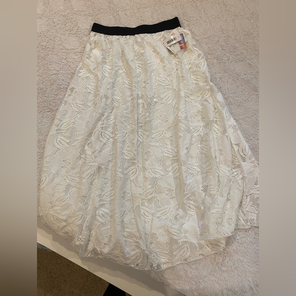 LuLaRoe Lucy Lace Skirt
